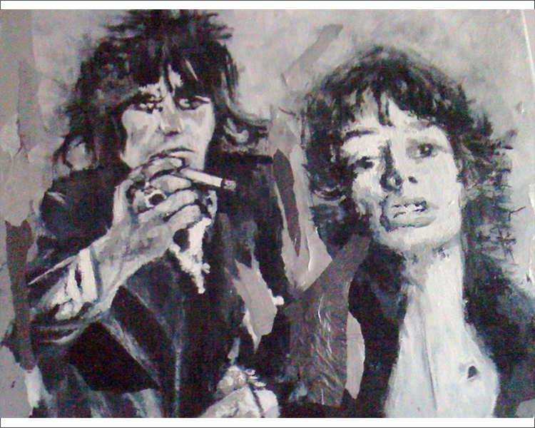 Mick Jagger and Keith Richards