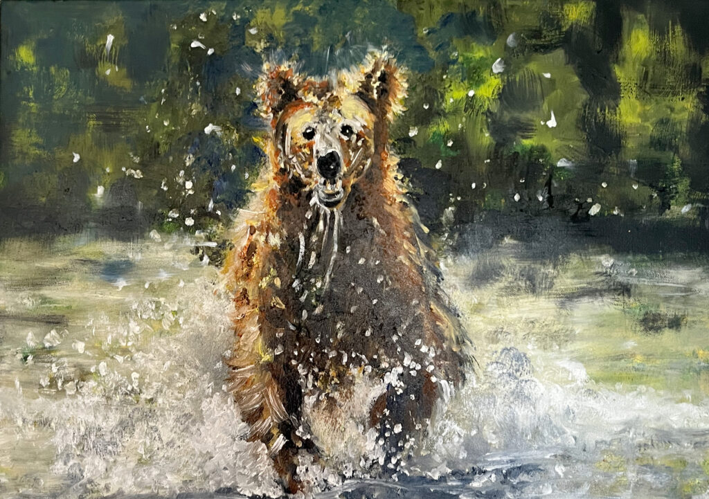 Bear in water